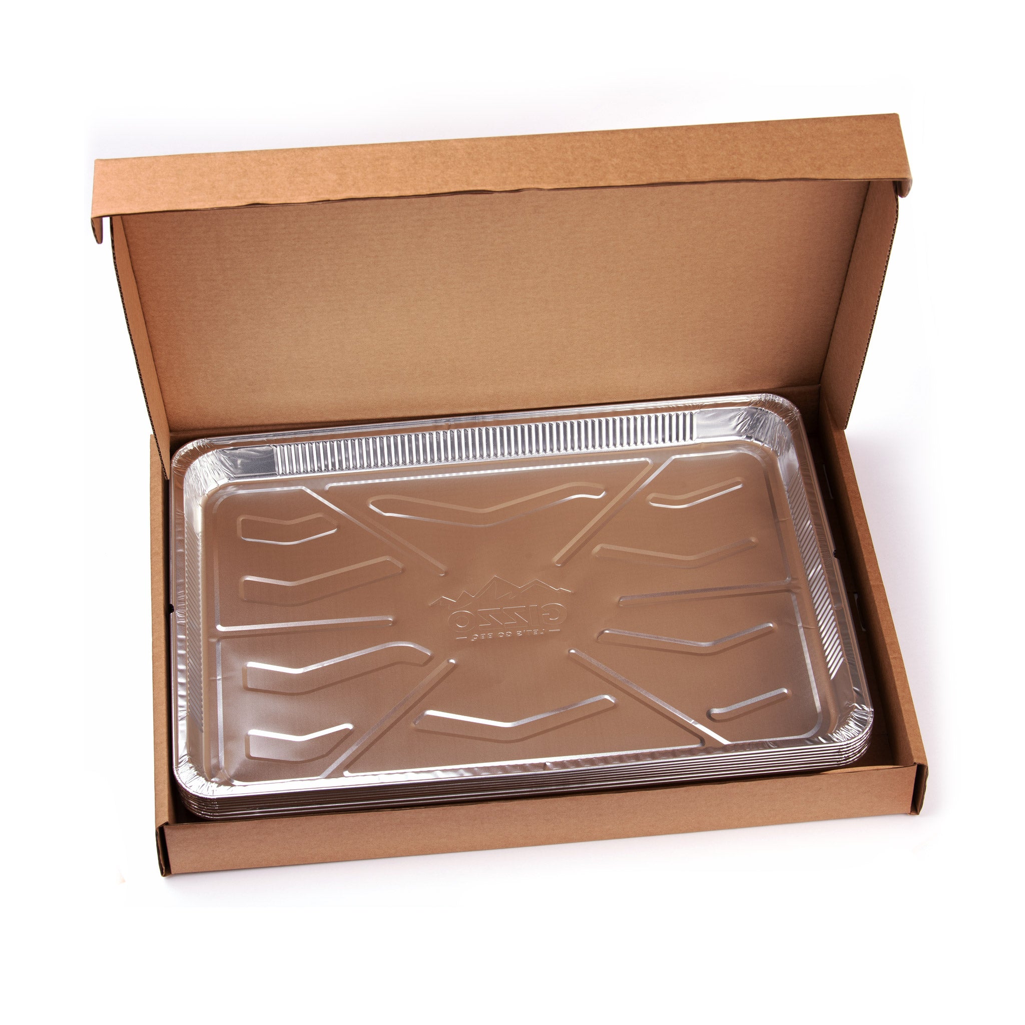8x Easy Clean Foil Pans for barbecue